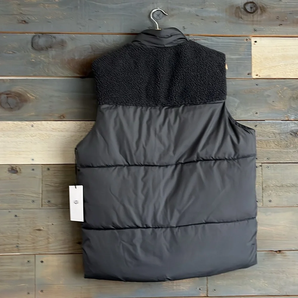 UGG Men's Zoltan Sherpa Padding Puffer Vest Size M